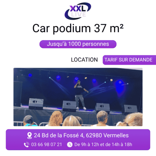 Car podium 37 m²