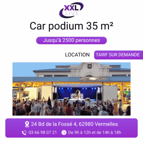 Car podium 35 m²