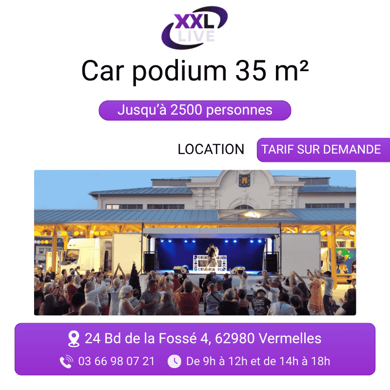 Car podium 35 m²